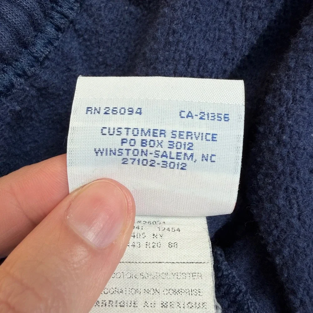 Vintage Champion Special Olympics Navy Blue Sweatpants Large Made in‎ Mexico Y2K
